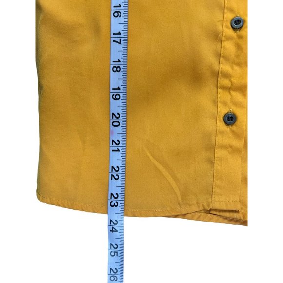 Ups & Downs Women's Mustard Sleeveless Blouse - Picture 6 of 6